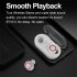 Tws Bluetooth compatible 5 0 Wireless  Stereo  Earphone In ear Noise Cancelling Waterproof Headphones Headset With Charging Case black red
