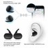 Tws Bluetooth compatible 5 0 Wireless  Stereo  Earphones Earbuds Digital Display In ear Noise Reduction Waterproof Headphone With Charging Case black