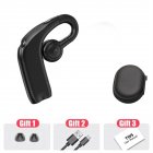 Tws Bluetooth-compatible Wireless  Earphone With Microphone 88 Hours Continuous Playing Waterproof Sweat-proof Sports Earplugs black