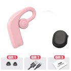 Tws Bluetooth-compatible Wireless  Earphone With Microphone 88 Hours Continuous Playing Waterproof Sweat-proof Sports Earplugs pink