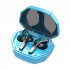 Tws Bluetooth compatible Headset Low Latency Stereo Wireless Gaming Earphone Waterproof Sports Earplugs silver