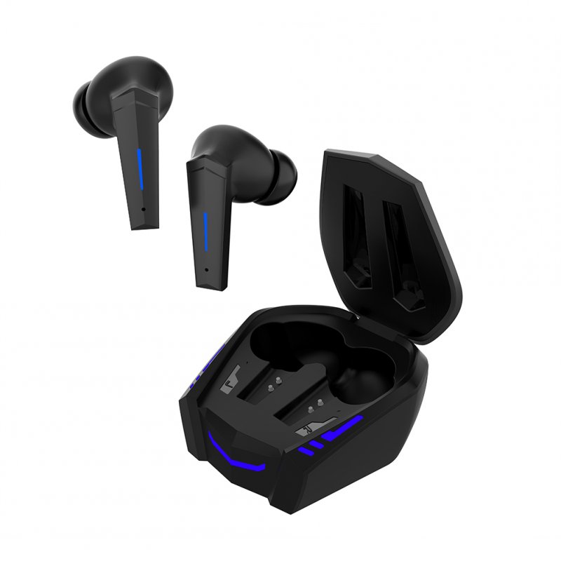 Tws Gaming Bluetooth-compatible  Earphones Low Latency High-fidelity Sound Quality In-ear Wireless Long Battery Life Headsets black