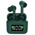 Tws J5 Wireless Bluetooth Headset Anc Enc Active Noise Reduction Bluetooth Headset Sports Headset Green