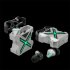 Tws K89 Bluetooth compatible Earphones In ear Noise Canceling Mechanical Style Wireless Gaming Headphones Purple