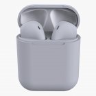 Tws Macaron I12 Wireless Headphones Bluetooth Earphone Headset Super Bass Sound Earbuds Gray