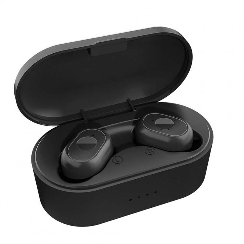 Tws Wireless Bluetooth-compatible  Earphones Low-latency Noise Cancelling Sports Headphones Ultra Long Standby Gaming Earbuds Y80 black