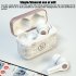 Tws Wireless Gaming Headset Bluetooth compatible 5 0 Waterproof Sports Earbuds Ts 100 Earphone With Charging Box White