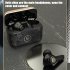Tws Wireless Gaming Headset Bluetooth compatible 5 0 Waterproof Sports Earbuds Ts 100 Earphone With Charging Box black