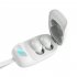 Tws Wireless Headset Digital Display Touch control Bluetooth compatible 5 0 Noise Reduction Sports Earphone JS25 White