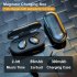 Tws Wireless  Stereo  Headphones Bluetooth compatible 5 0 In ear Noise Reduction Waterproof Earbuds Headset With Charging Case black