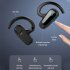 Tws t8 Air Conduction Earphones Bluetooth Noise Cancelling Hi fi Stereo Waterproof Sports Headset Black