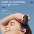 Tws t8 Air Conduction Earphones Bluetooth Noise Cancelling Hi fi Stereo Waterproof Sports Headset Black