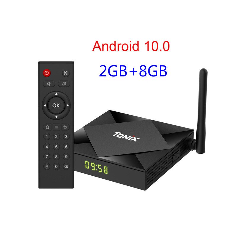 Tx6s Tv  Box H616 Quad-core Android 10.0 WiFi Allwinner Smart Tv  Box 2+8G_US plug