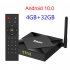 Tx6s Tv  Box H616 Quad core Android 10 0 WiFi Allwinner Smart Tv  Box 4 32G Eu plug