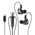 Typ c Wired Headset With Microphone Noise canceling Earbud In ear Headphones For Live Singing Recording Black 1 2m Typec Version