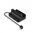 Type C Charging Base with 3pcs 2 0 Usb Expansion Port Docking Station Stand for Steam Deck Host Black