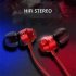 Type C Headphones Compatible For 9 8 7 Pro P50 Pro Wire Control Bass Magnetic Earphones With Microphone red