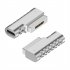 Type C Magnetic Usb Adapter Connector Type C Female To Compatible For Magsafe 2 PD 100w T Shape Plug Converter silver