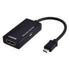 Type C   Micro USB Male to HDMI Female Adapter Cable for Cellphone Tablet TV