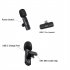 Type C Mini Wireless Lavalier Microphone 1 To 2 Noise Reduction Lapel Mic Clip On Microphone For Video Vlog Recording One to two type C interfaces