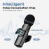 Type C Mini Wireless Lavalier Microphone 1 To 2 Noise Reduction Lapel Mic Clip On Microphone For Video Vlog Recording One to two type C interfaces