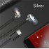 Type C Plug Ear Earphone Headset Headphone Earbuds for Huawei P20 pro HTC Nexus Silver