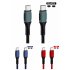 Type C To Micro Usb Charging Cable Data  Cable  Pd Fast Charge Data Transfer With Otg Function Compatible For Macbook Samsung Xiaomi blue Type C vs  Micro