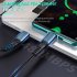 Type C To Micro Usb Charging Cable Data  Cable  Pd Fast Charge Data Transfer With Otg Function Compatible For Macbook Samsung Xiaomi blue Type C vs  Micro