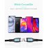 Type C To Micro Usb Charging Cable Data  Cable  Pd Fast Charge Data Transfer With Otg Function Compatible For Macbook Samsung Xiaomi blue Type C vs  Micro