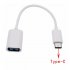 Type C To OTG Adapter Cable Mouse Keyboard OTG Adapter Usb Adapter Converters White