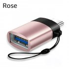 Type C To Usb 3.0 Type-c Adapter Otg Cable For Macbook Pro for Samsung Xiaomi Huawei Flash Drive Reader Pink