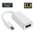 Type C USB 3 1 Adapter Thunderbolt 3 USB C to DisplayPort Converter 4K 60Hz TYPE C TO DP USB C Cables Connectors Golden