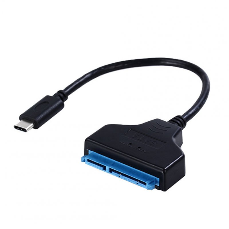 Type C USB 3.1 to SATA HDD SSD Adapter Cable 0.2m Support 2.5-inch Large-capacity Storage  black