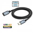 Type-C USB 4.0 40Gbps Data Charging Cable 100W 5A Fast Charge Cable 8K 60HZ Audio Video Transmission For USB C Devices 0.8 meters