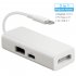 Type C switch to MagSafe 1 2 3 in 1 USB C to MagSafe Adapter Macbookpro adapters white