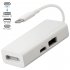 Type C switch to MagSafe 1 2 3 in 1 USB C to MagSafe Adapter Macbookpro adapters black
