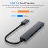 Type C to 4USB 2 0 HUB Splitter Converter OTG Adapter Cable for Macbook Pro iMac PC Laptop Notebook Accessories Silver