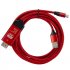 Type C to HDMI HDTV Cable Adapter with USB 4K30HZ High Definition red