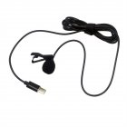 Type-c Lavalier Microphone Compatible For Insta360 One R Lightweight External Hifi Voice Recording Microphone black