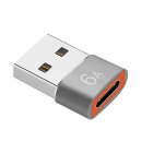 Type-c To Usb 3.0 Adapter Usb C Female To Male Converter Charger Pd Data Transmission Adapter Audio Converter silver