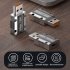 Type c To Usb Adapter Connector 120w Fast Charging 10gbps Transmission Converter For Hubs Tablets Phones type c female to USB male