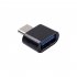 Type c To Usb2 0 OTG Adapter Portable Converter Adapter For Charger Mouse Keyboard Flash Disk 1344t Black
