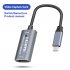 Type c Video Capture Card Hdmi compatible To Usb C 1080p Hd Game Recording Compatible For Ps4 Switch Computer Notebook Live Broadcast silver gray