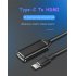 Type c to HDMI HD TV Adapter USB C 4k Adapter for PC Laptop Tablet Phone Plug and Play Stable Signal Transmission Silver