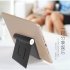 U Shape Multi functional Phone Holder Folding Mobile Phone  Stand Piano black