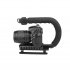 U shape Handheld Bracket Handle Grip Stabilizer for Canon DSLR Camera Camcorder Video black