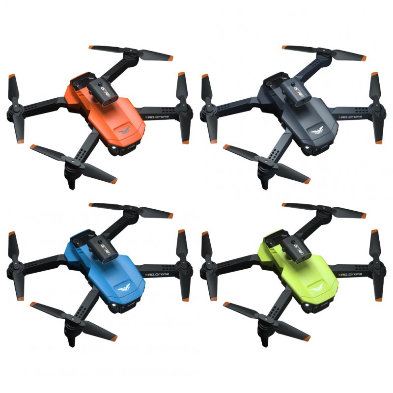 Remote Control Drone Obstacle Avoidance 4k HD Aerial Photography Optical Flow Fixed Height RC Quadcopter Orange B