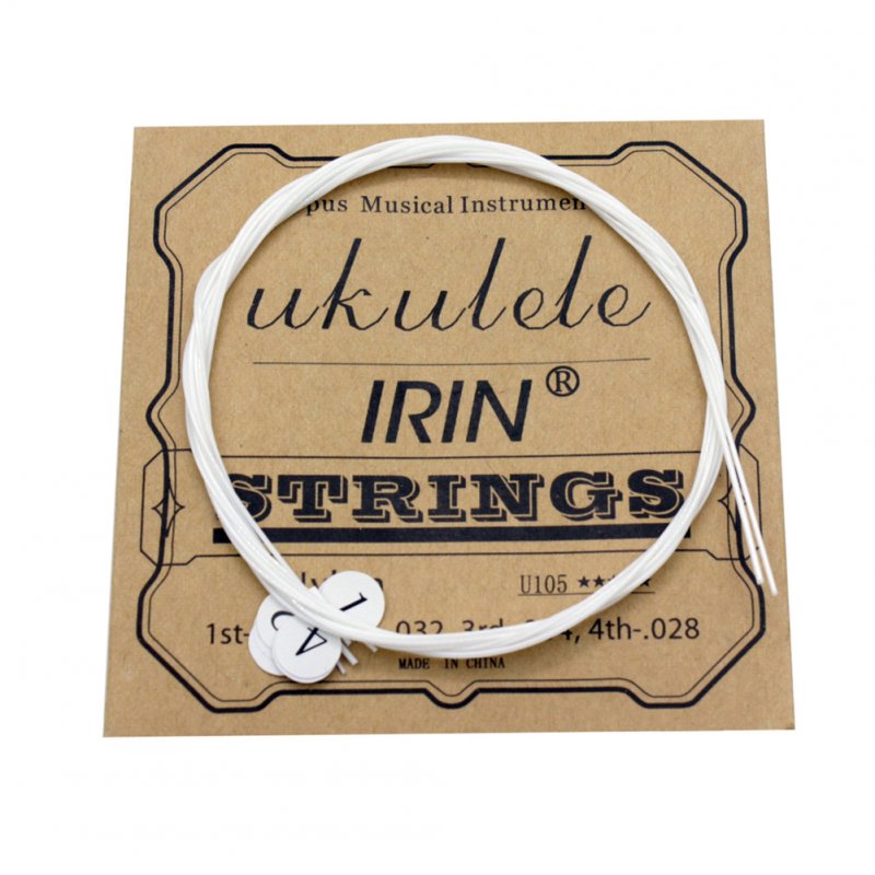 U105 Ukulele Strings Nylon Soprano Concert Tenor Ukelele Strings Musical Instrument Replacement Part