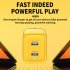 U128 USB C Wall Charger Block 40W Pd Power Fast Type C Charging Block Plug Double Ports Adapter EU Plug Yellow