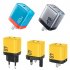 U128 USB C Wall Charger Block 40W Pd Power Fast Type C Charging Block Plug Double Ports Adapter EU Plug Yellow